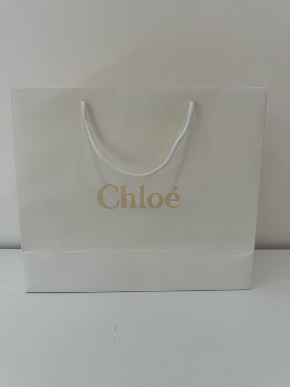 Chloe Shopping Paper Bag | Size 14x12x5 inches